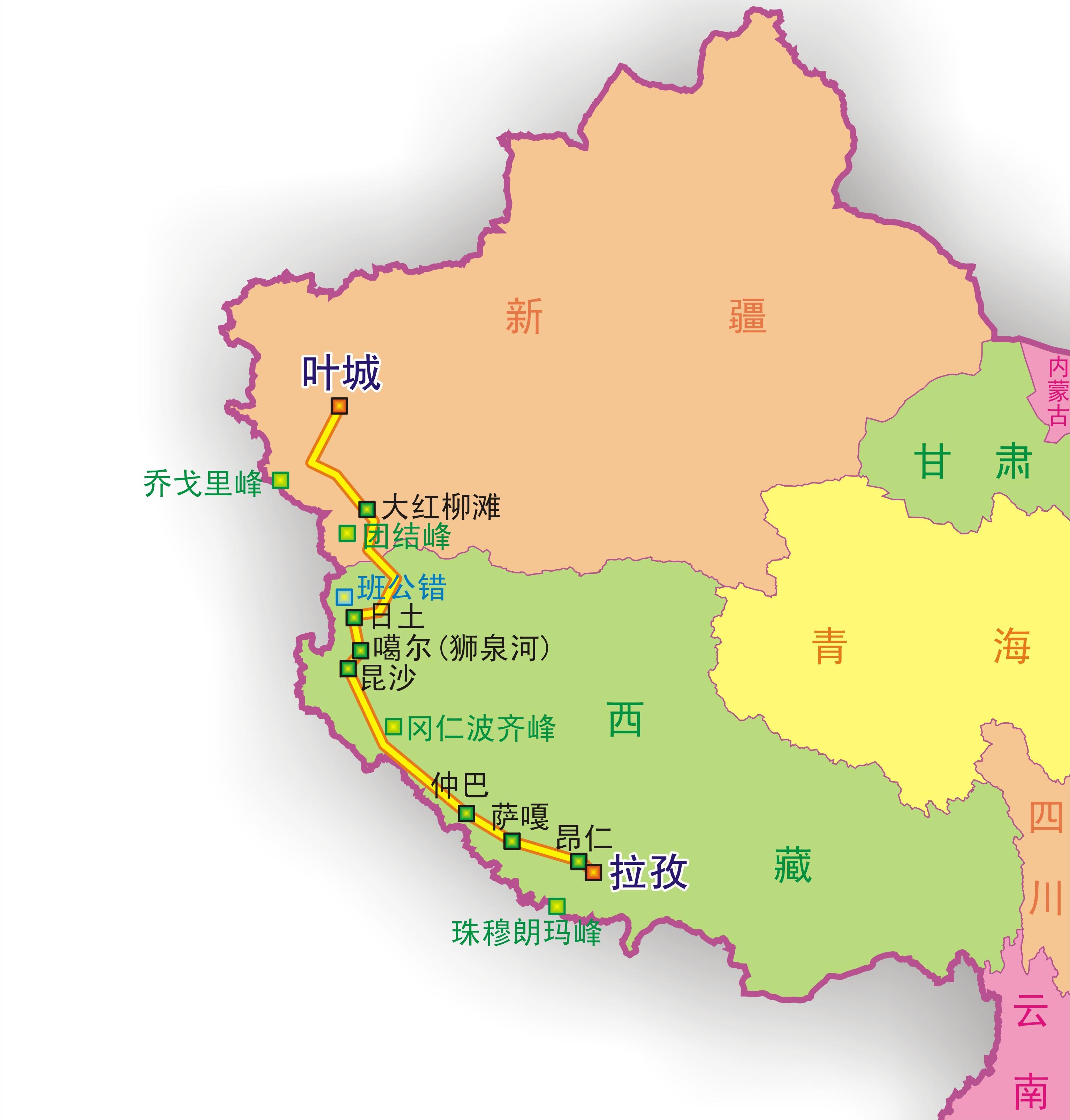 219国道(新藏线)概况